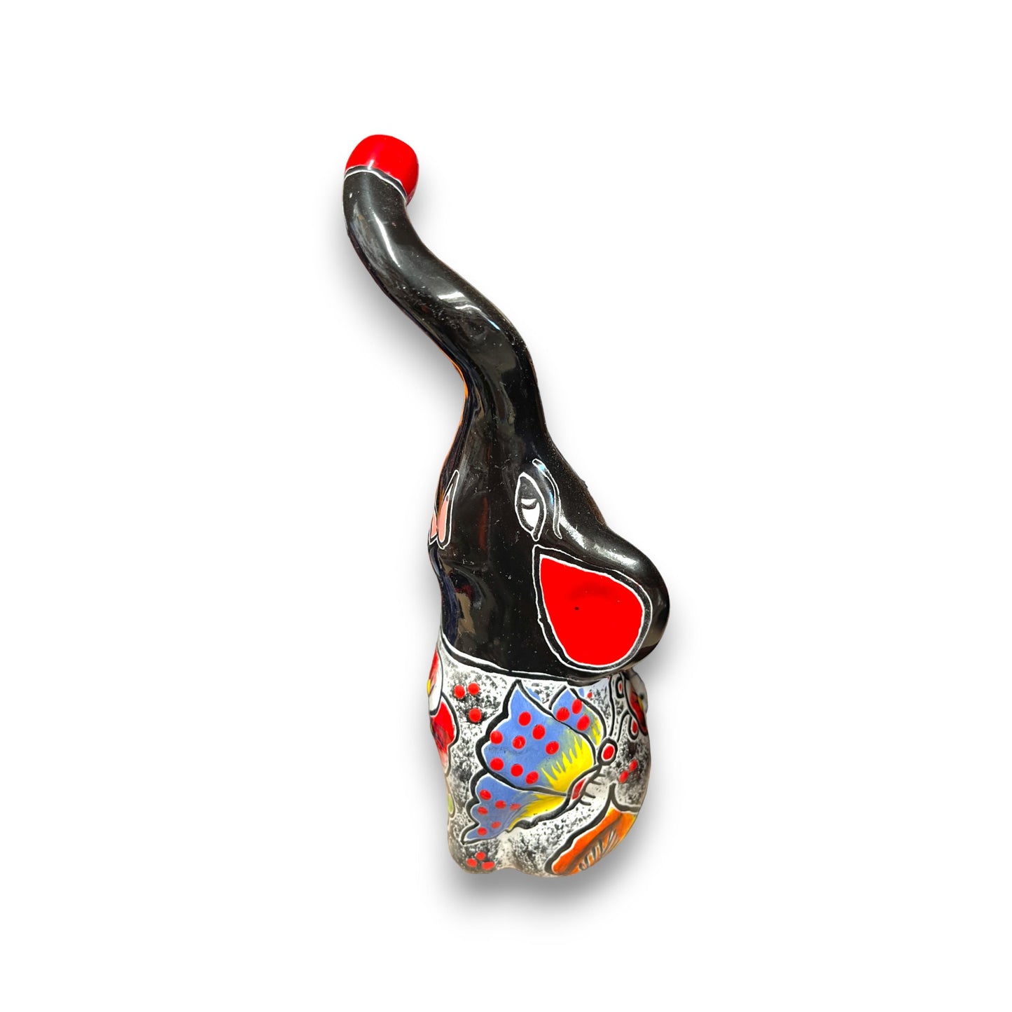 Talavera Elephant Statue | Colorful Hand-Painted Art