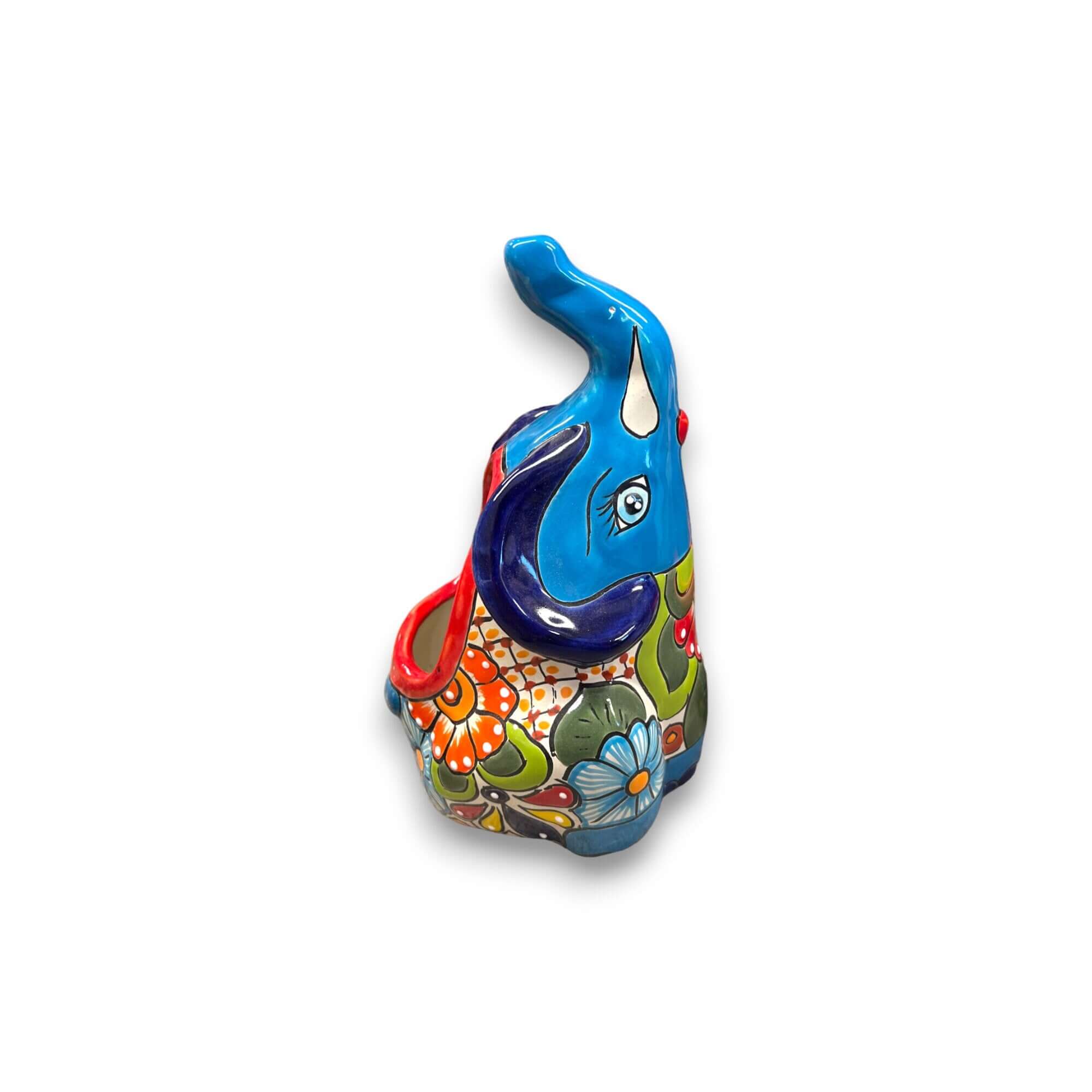 Talavera Elephant Planter | Colorful Art