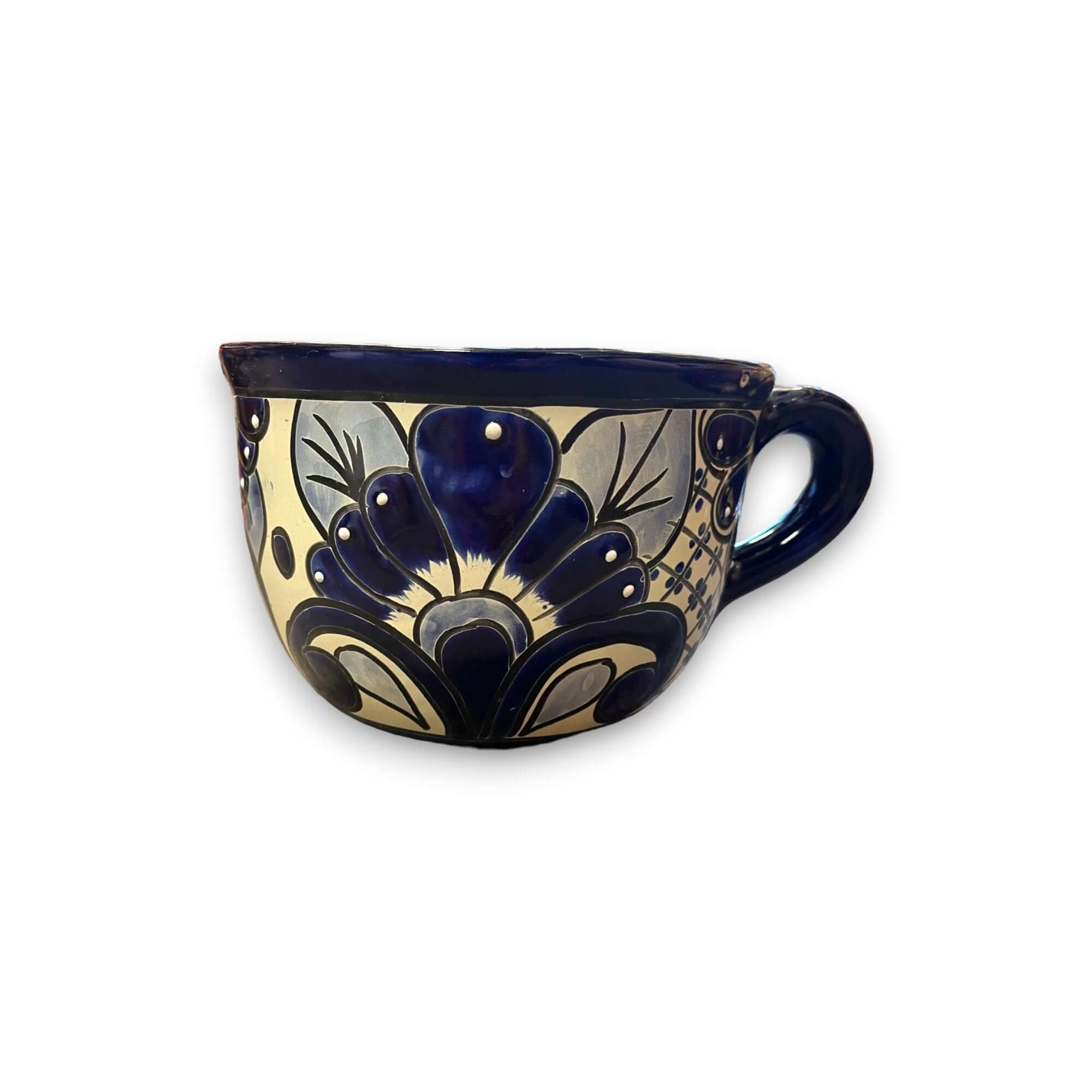Hand-Painted Talavera Tea Cup Planter
