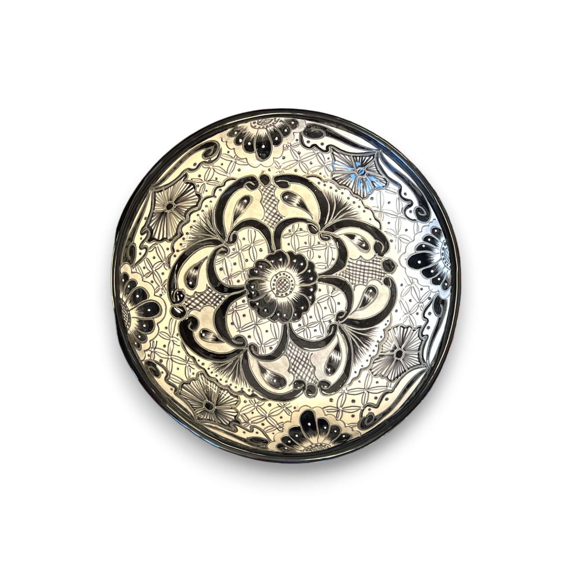 Talavera Round Serving Plate | Mexican Artistry