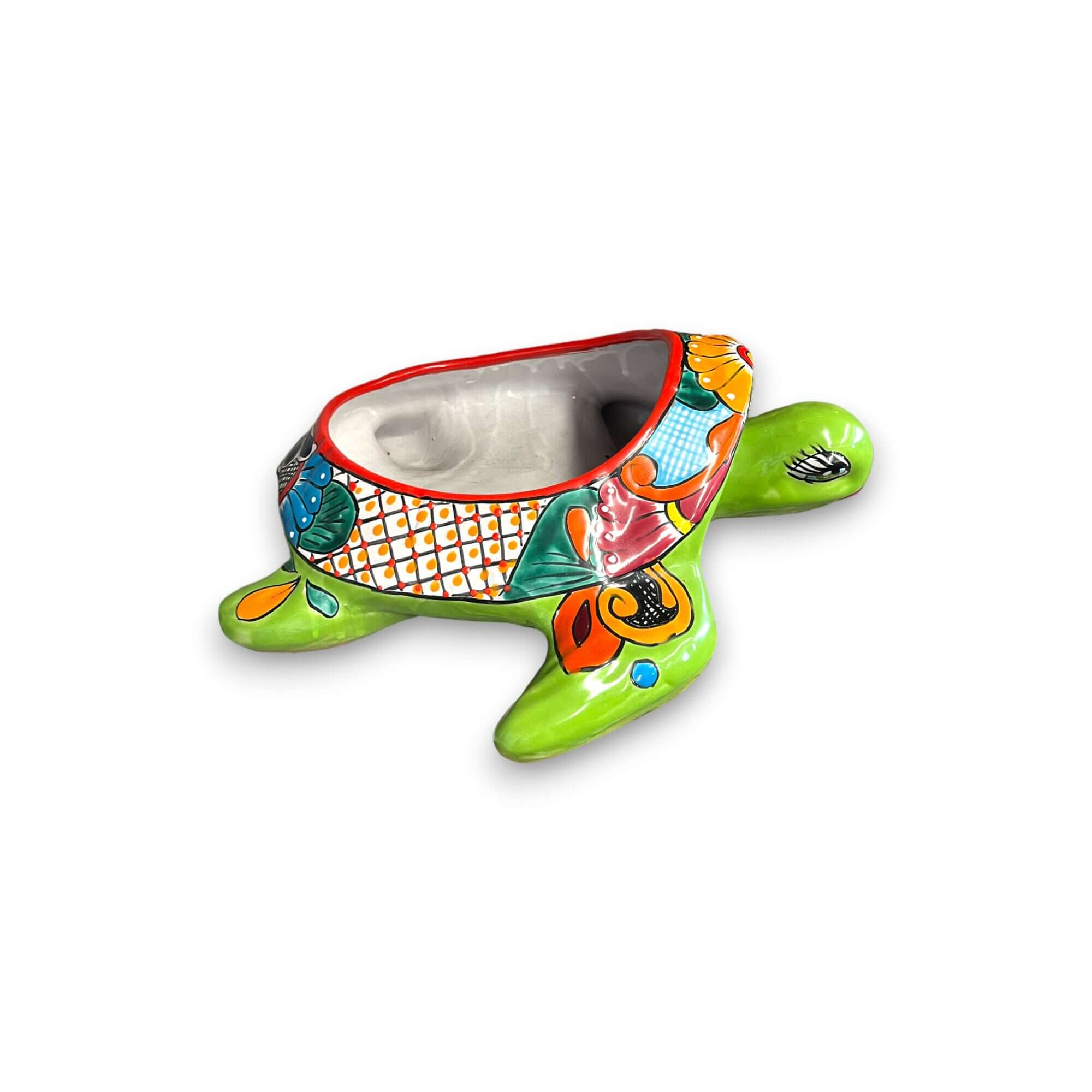 Talavera Sea Turtle Planter | Handcrafted Pot