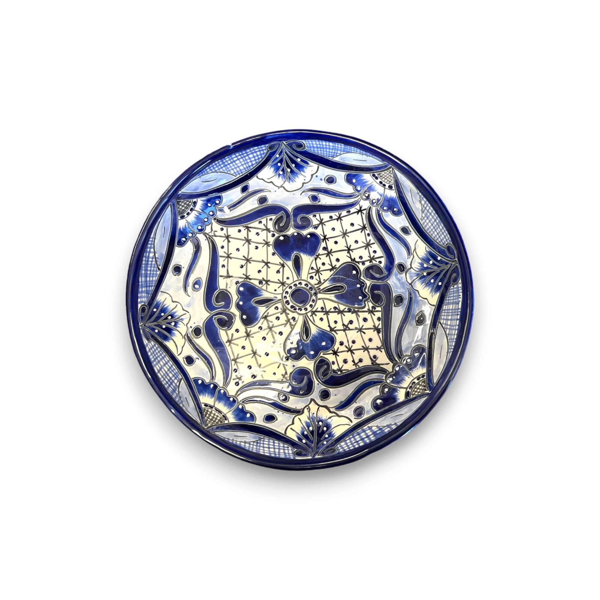Talavera Round Serving Plate | Mexican Artistry