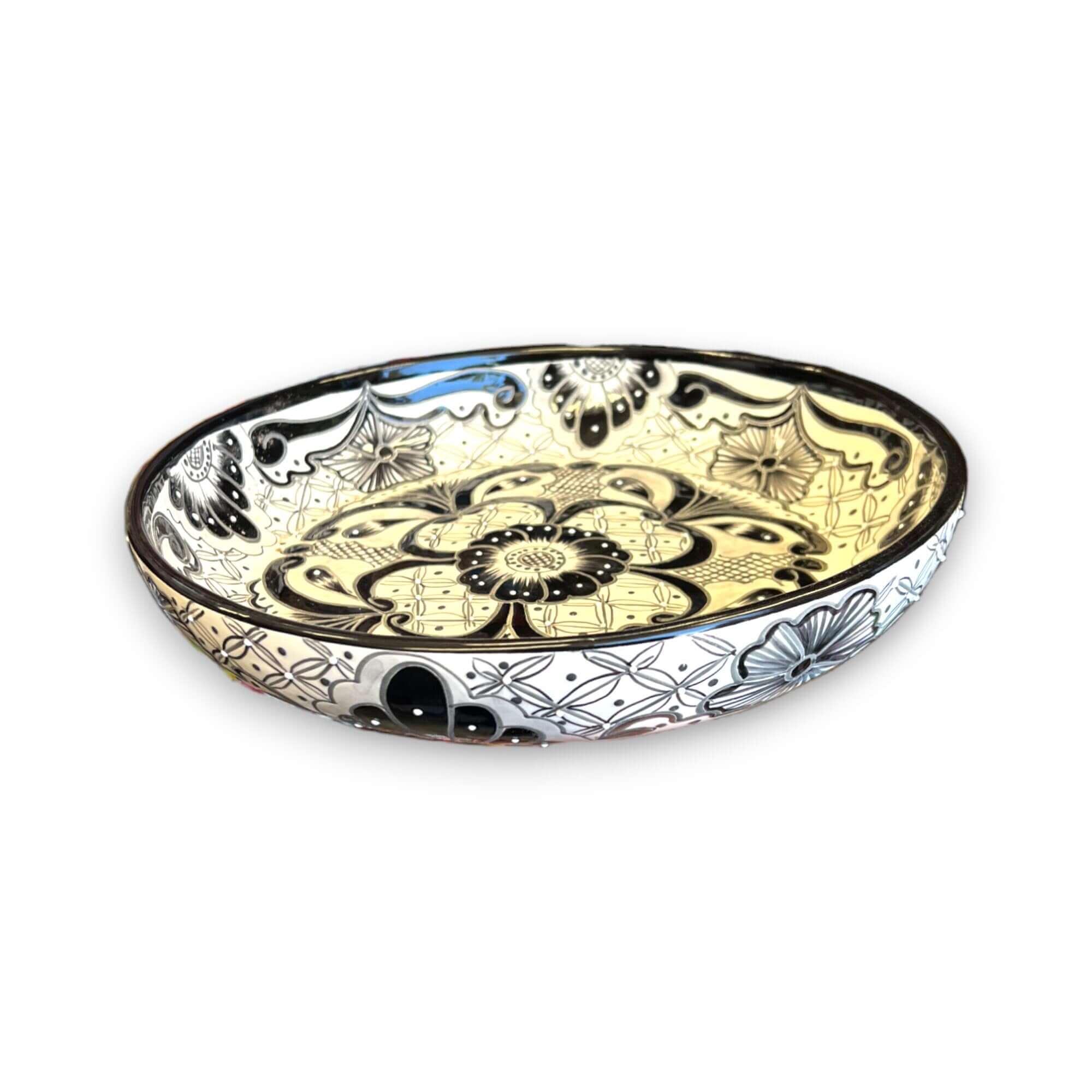 Talavera Round Serving Plate | Mexican Artistry