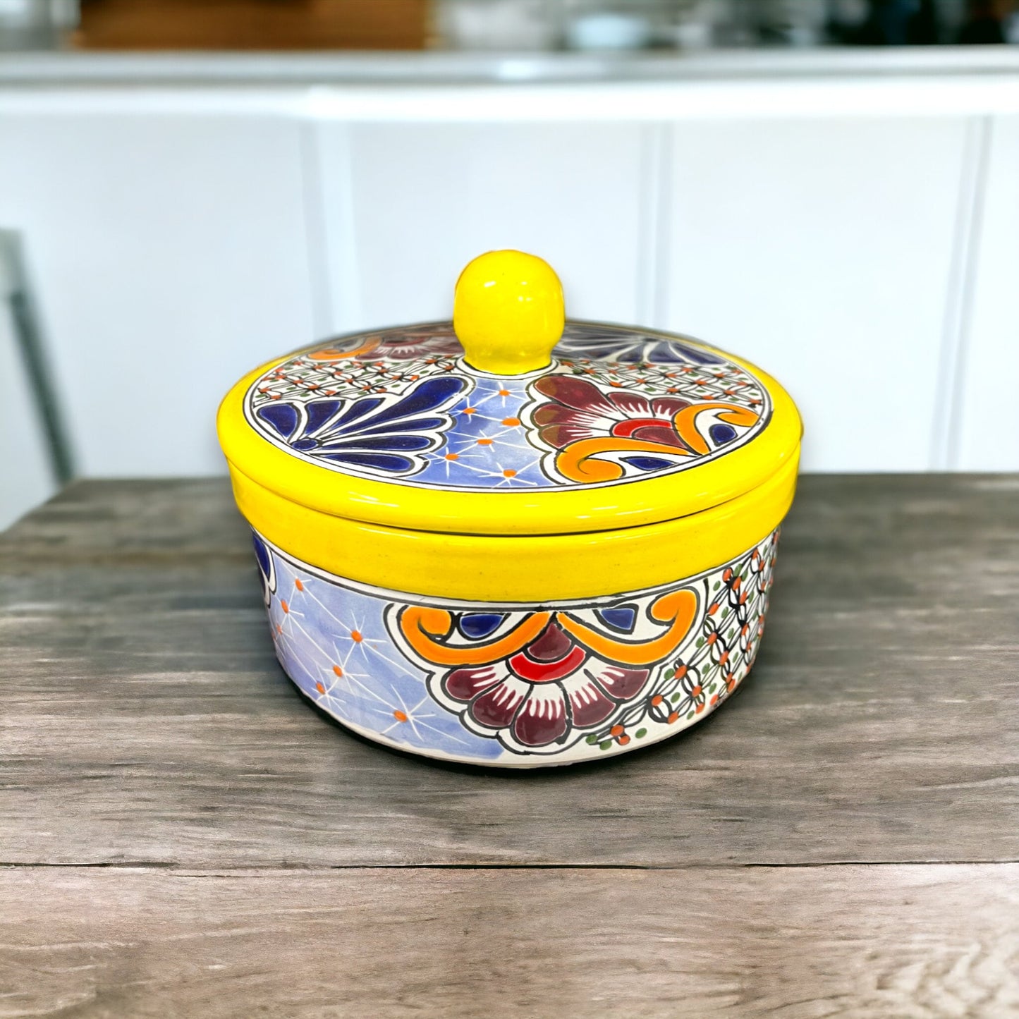 Talavera Tortilla Warmer | Colorful Handcrafted Mexican Pottery