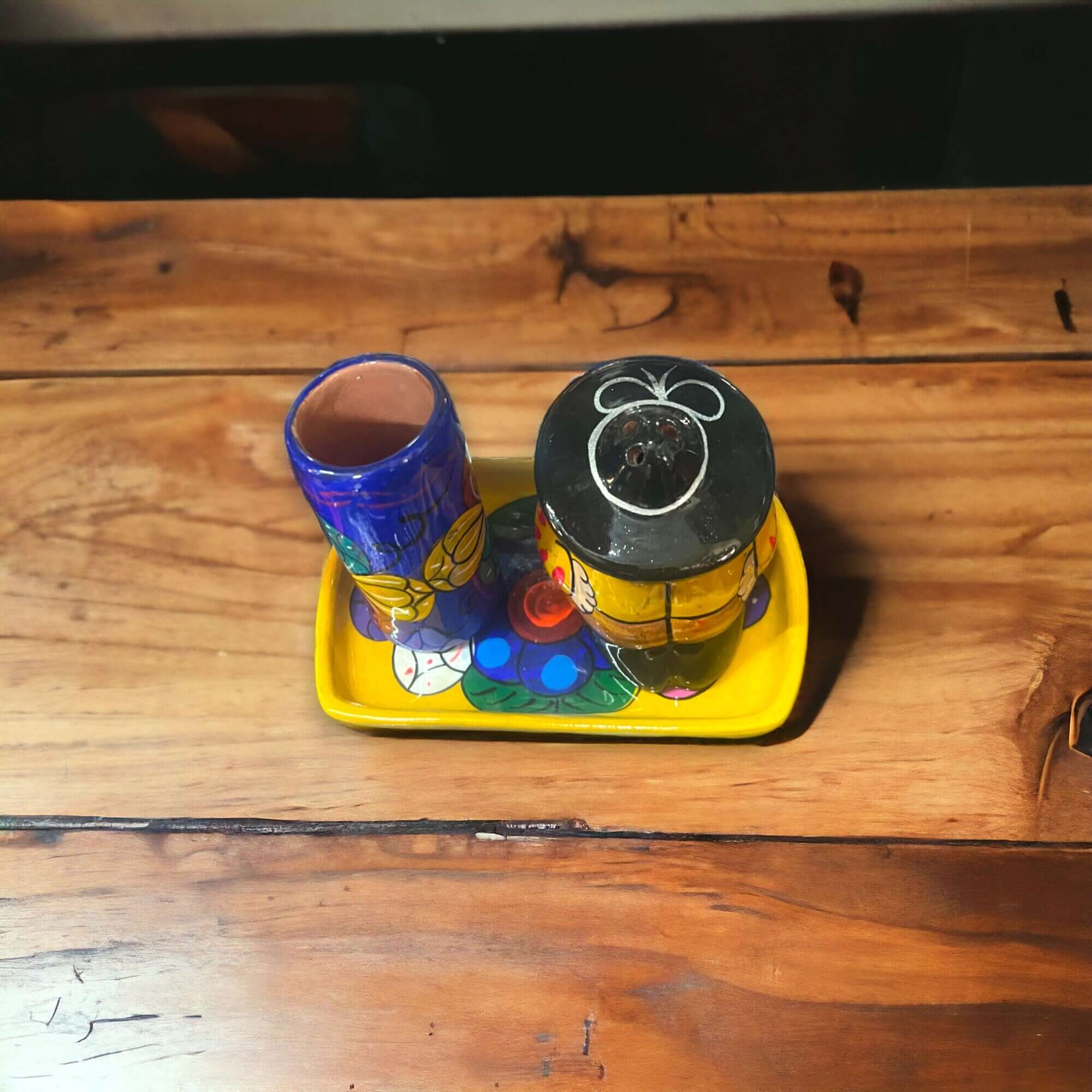 Talavera Tequila Shot Set - Handmade Elegance