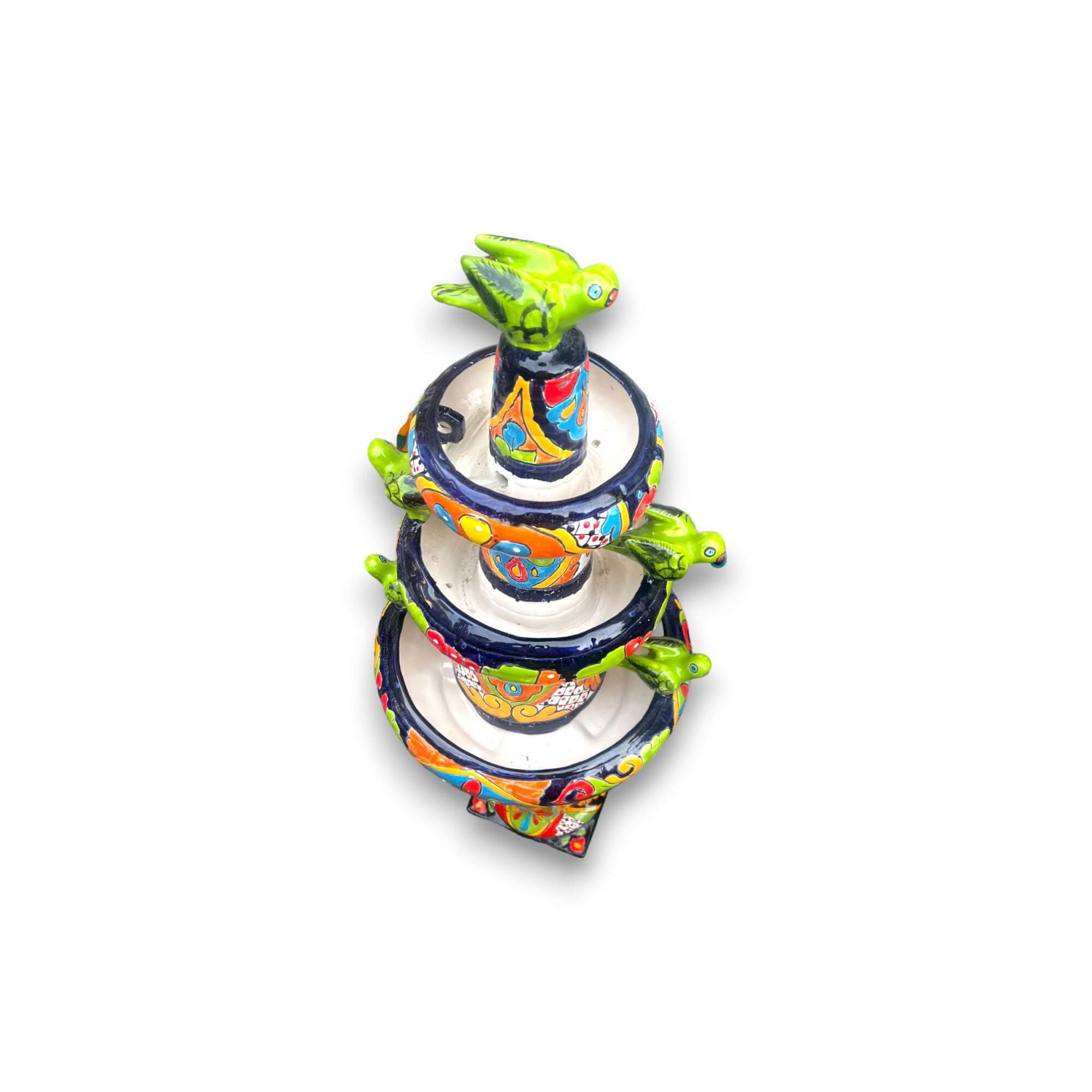 Handcrafted Talavera Fountain | Mexican Art