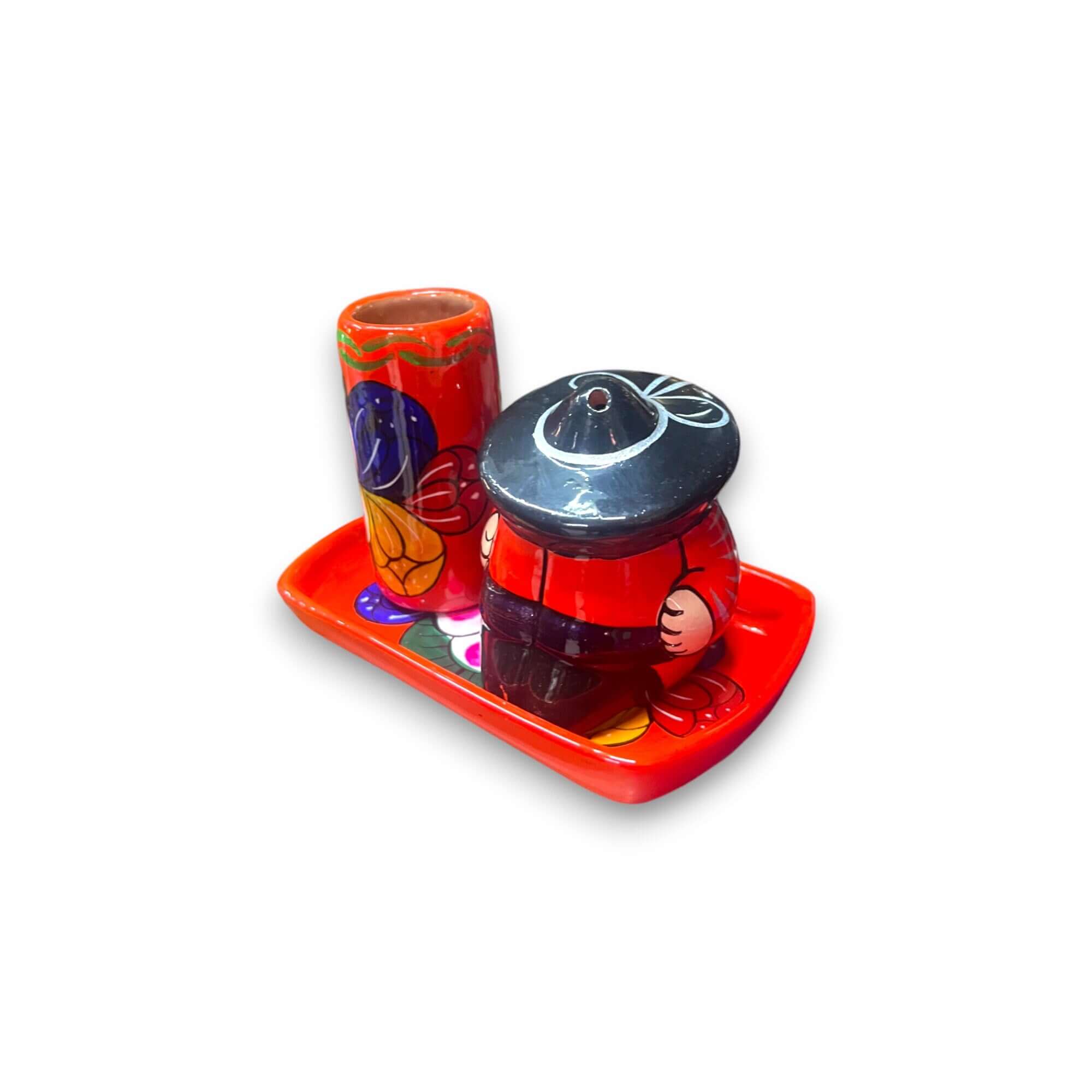 Talavera Tequila Shot Set - Handmade Elegance
