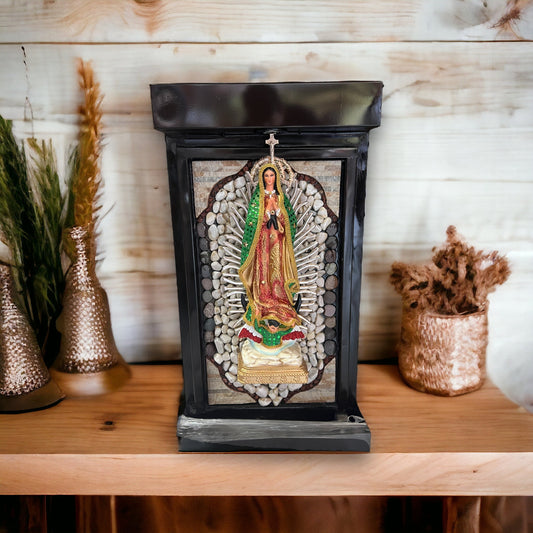 Virgin Mary & Jesus Fountain | Handcrafted Mexican Garden Decor