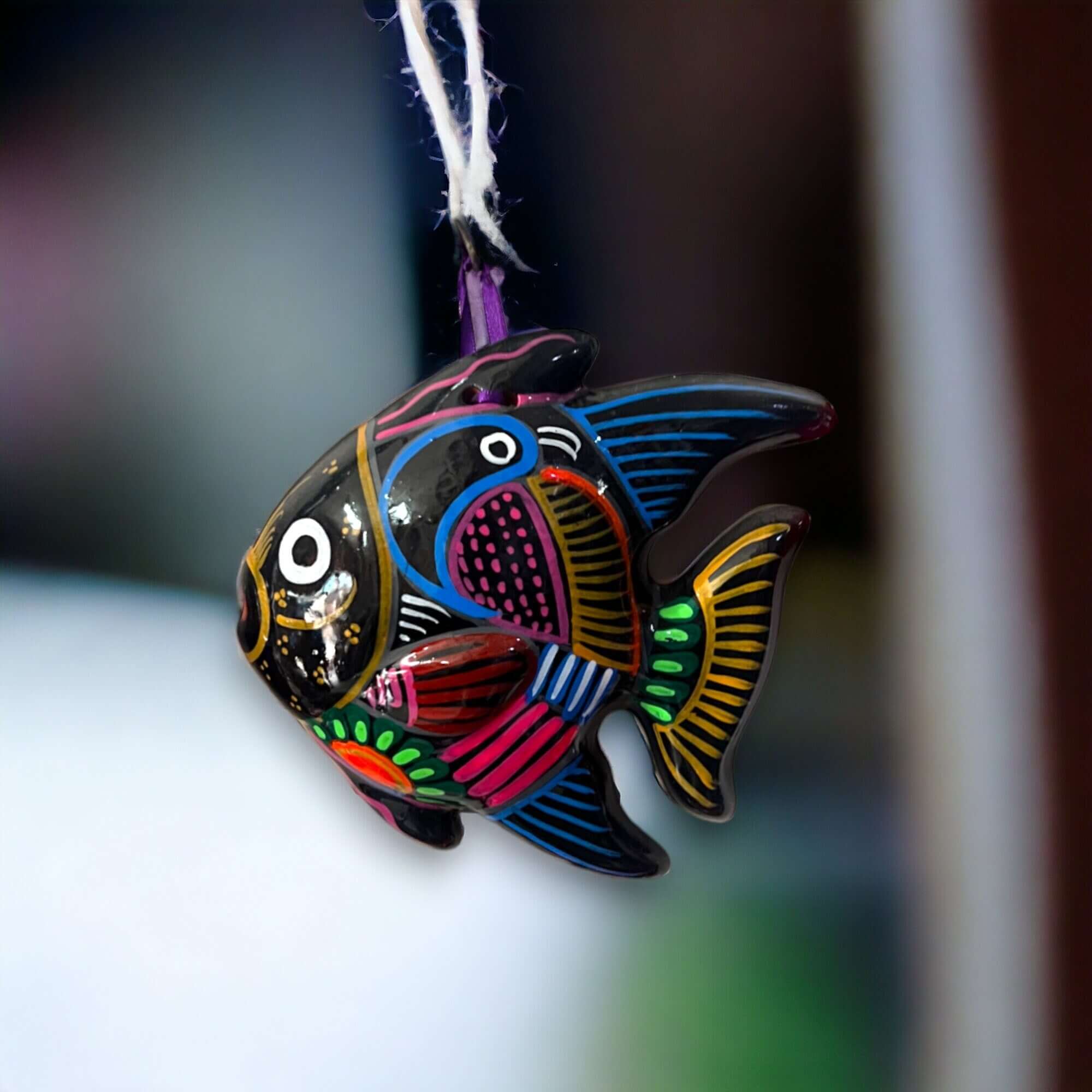 Hand-Painted Guerrero Fish Wall Decor | Small