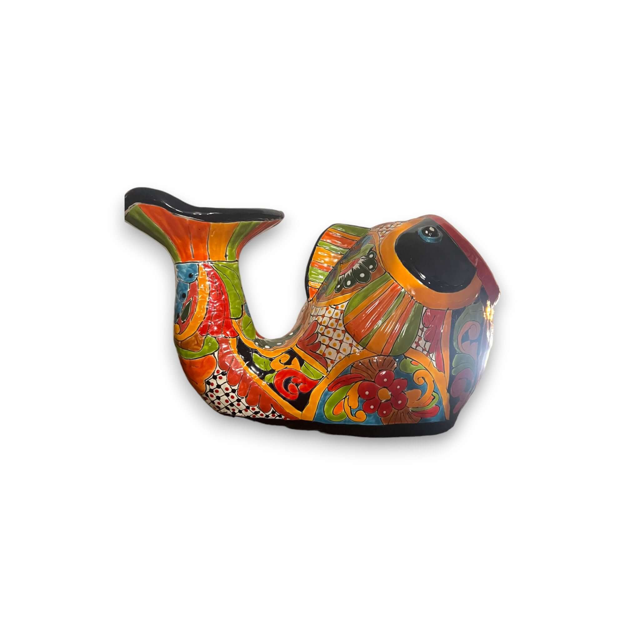 Talavera Fish Planter - Colorful Mexican Art