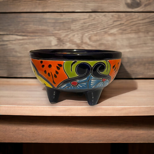 Mexican Handmade Talavera Sauce Bowl | Authentic Salsa Bowl (6" Diameter)