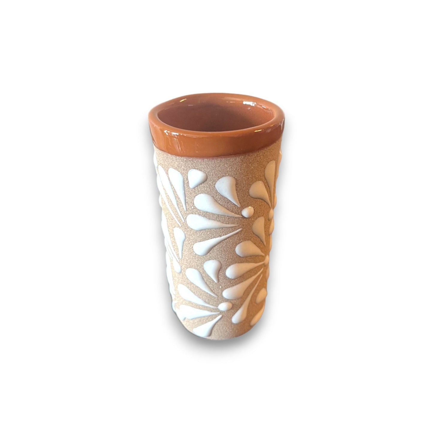 Hand-Painted Talavera Shot Glass | Artisan Mexican Ceramic Drinkware