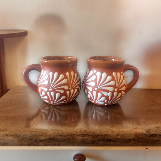 Set of 50 Talavera Jarritos | Handcrafted Mexican Clay Mugs