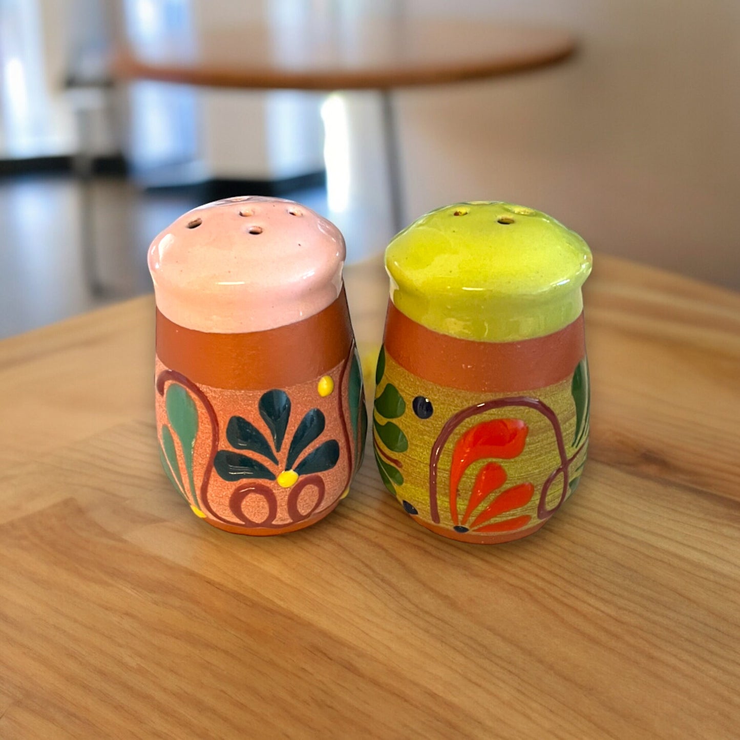 Set of 2 Talavera Salt and Pepper Shakers | Hand-Painted Mexican Pottery