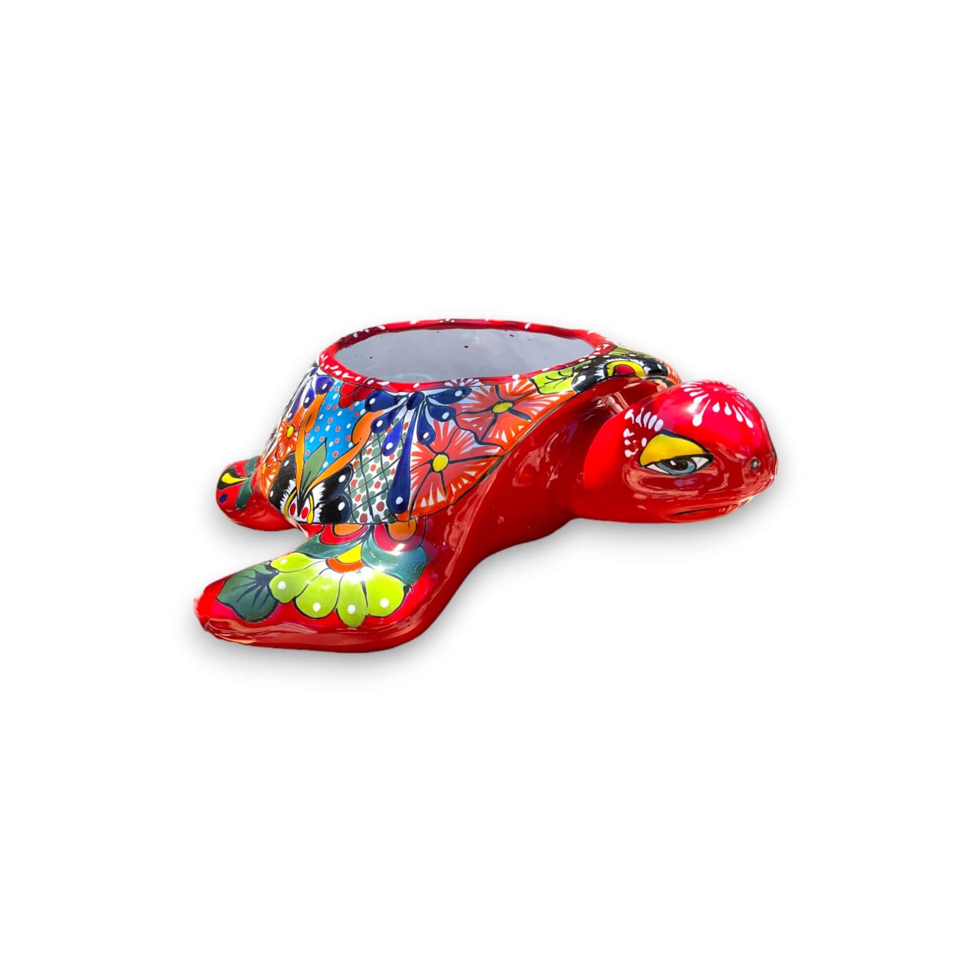 Talavera Sea Turtle Planter | Handcrafted Pot