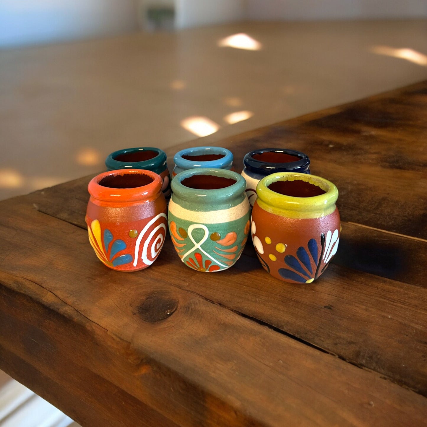 Hand-Painted Mexican Shot Glass | Artisan Crafted Talavera