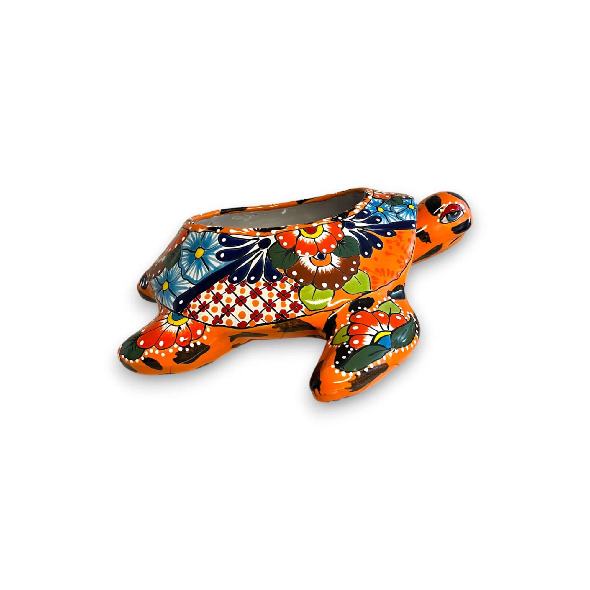 Talavera Sea Turtle Planter | Handcrafted Pot