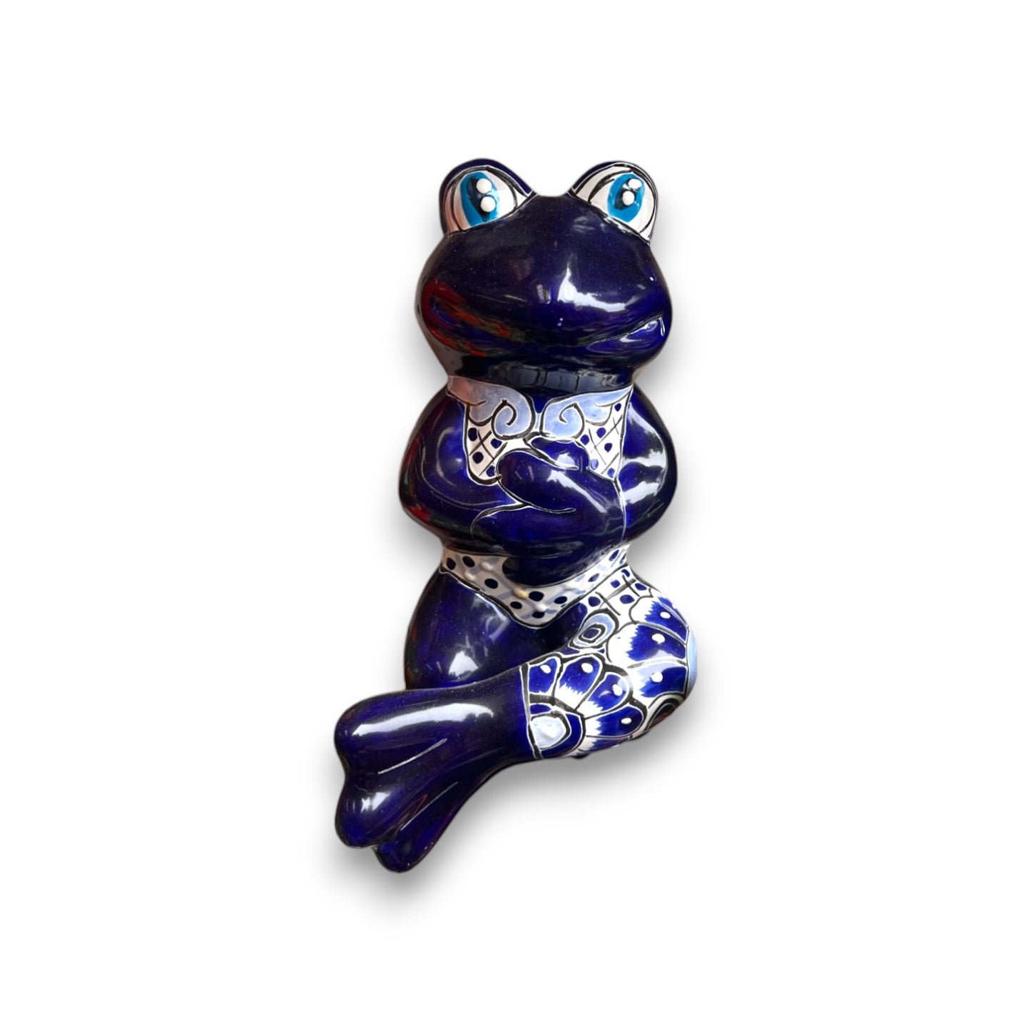 Talavera Frog Wall Art | Hand-Painted Mexican Ceramic Decor