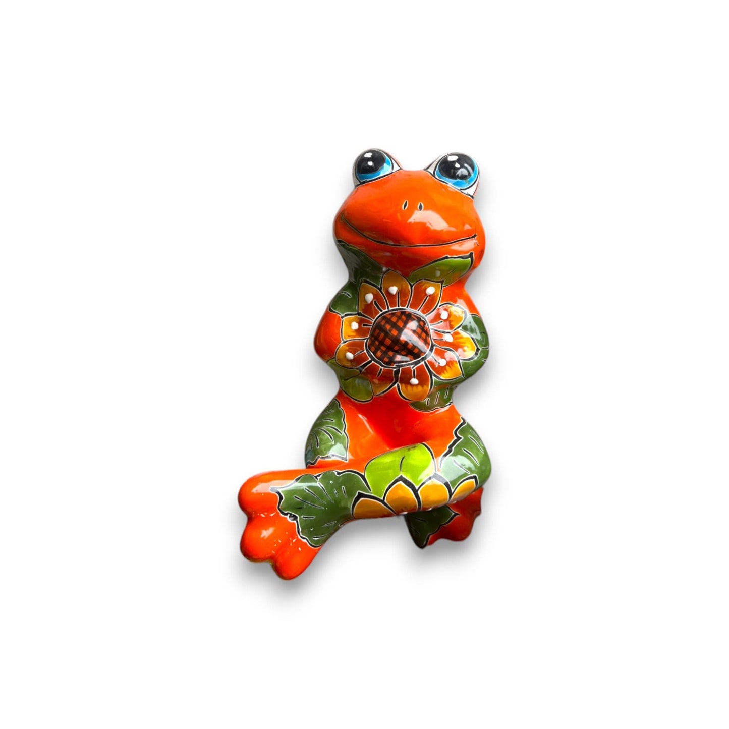 Talavera Frog Wall Art | Hand-Painted Mexican Ceramic Decor