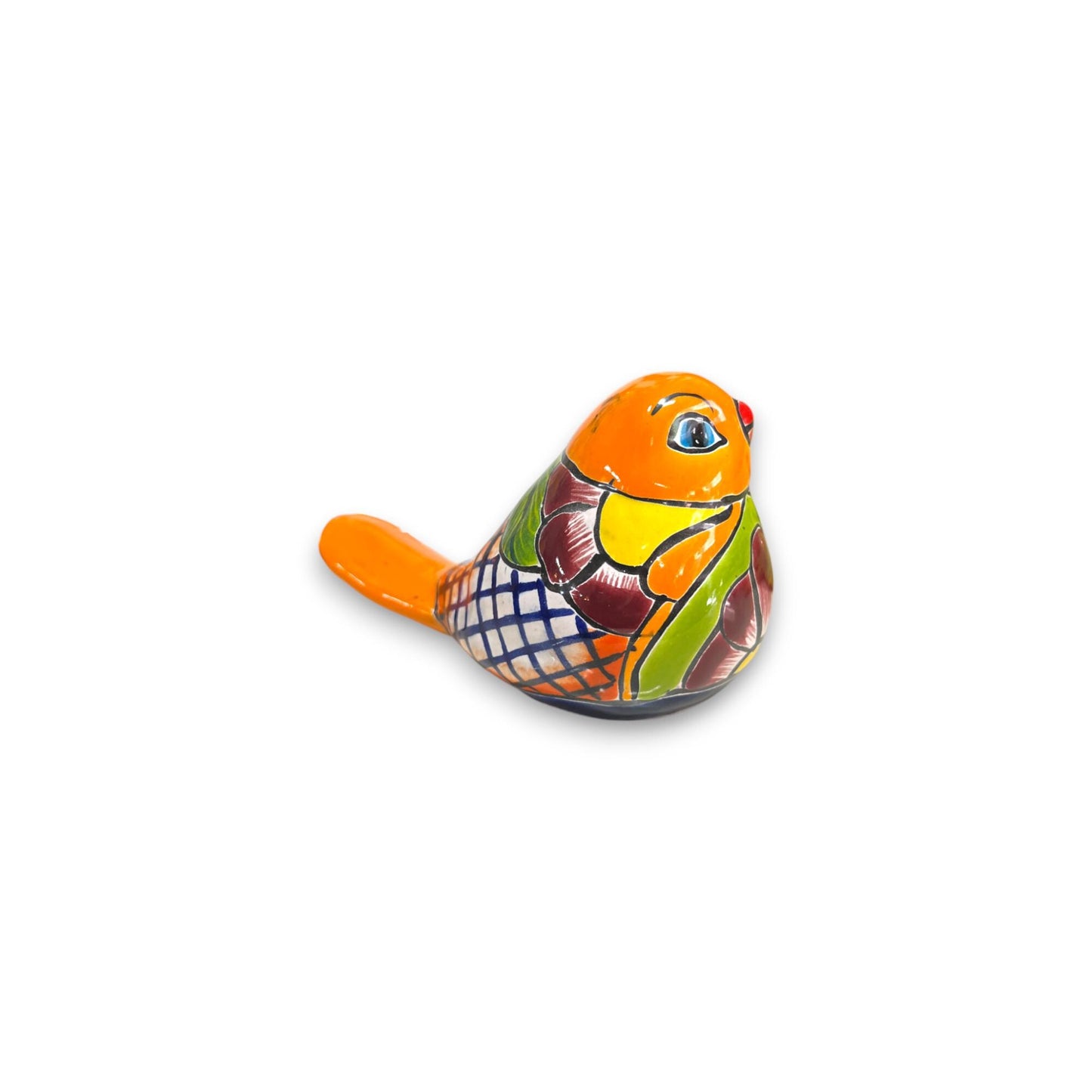 Set of 3 Talavera Bird Figurines | Colorful Garden Decor