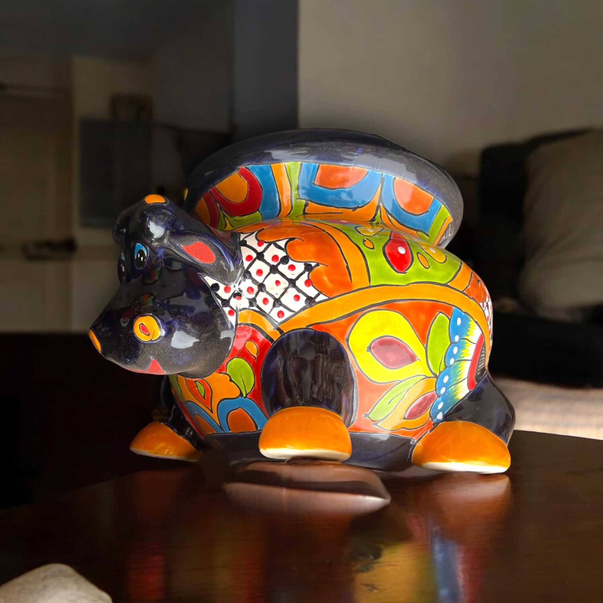 Talavera Cow Planter | Handmade Mexican Pottery