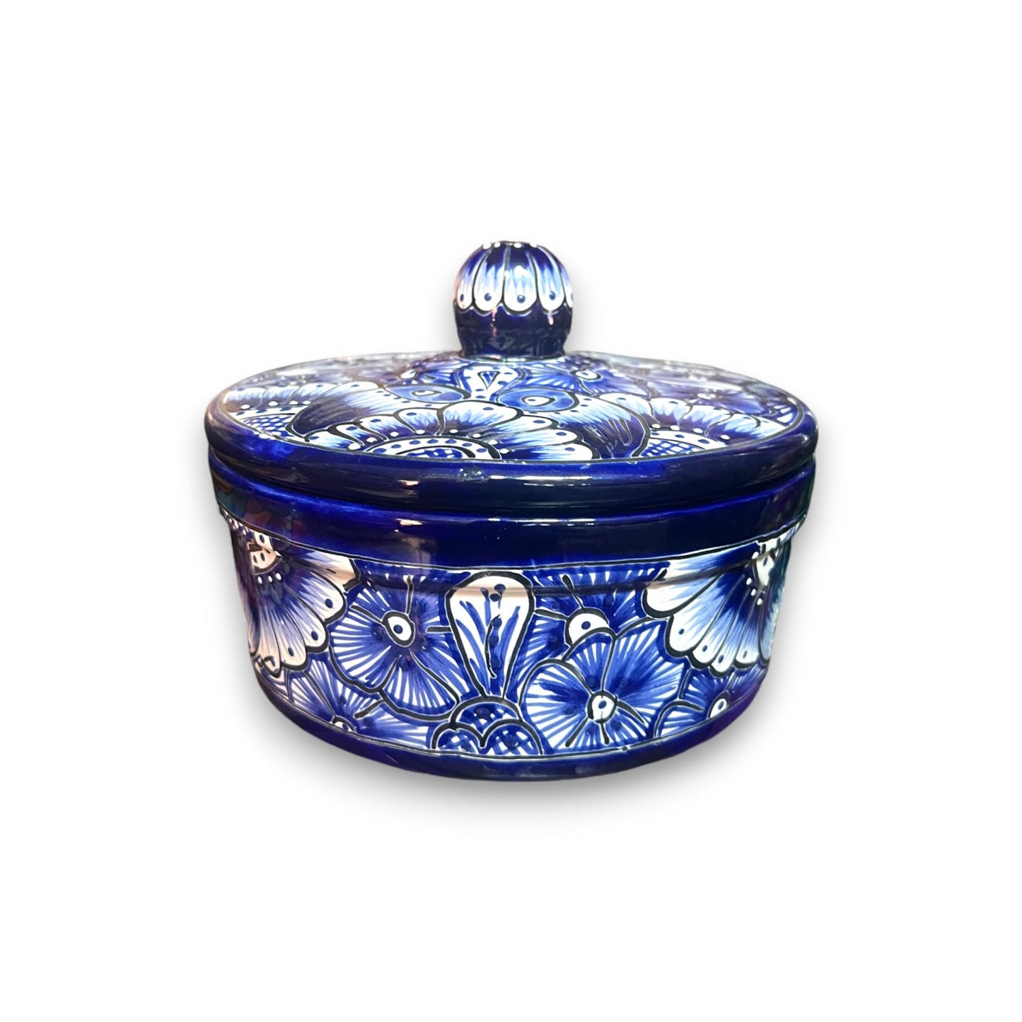 Handmade Talavera Tortilla Warmer | Artisan Mexican Kitchenware