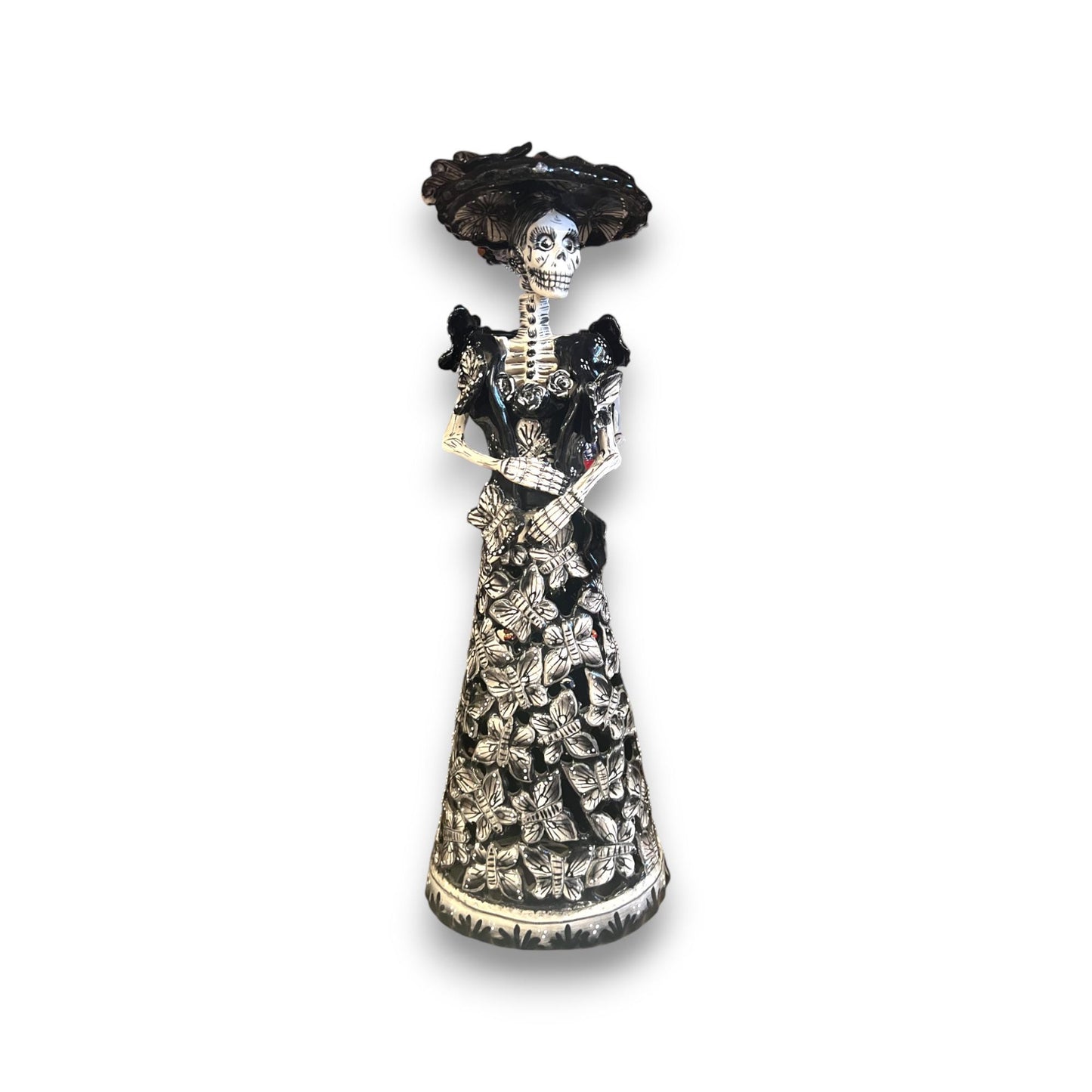 Talavera Catrina Skeleton | Handmade Day of the Dead Figurine