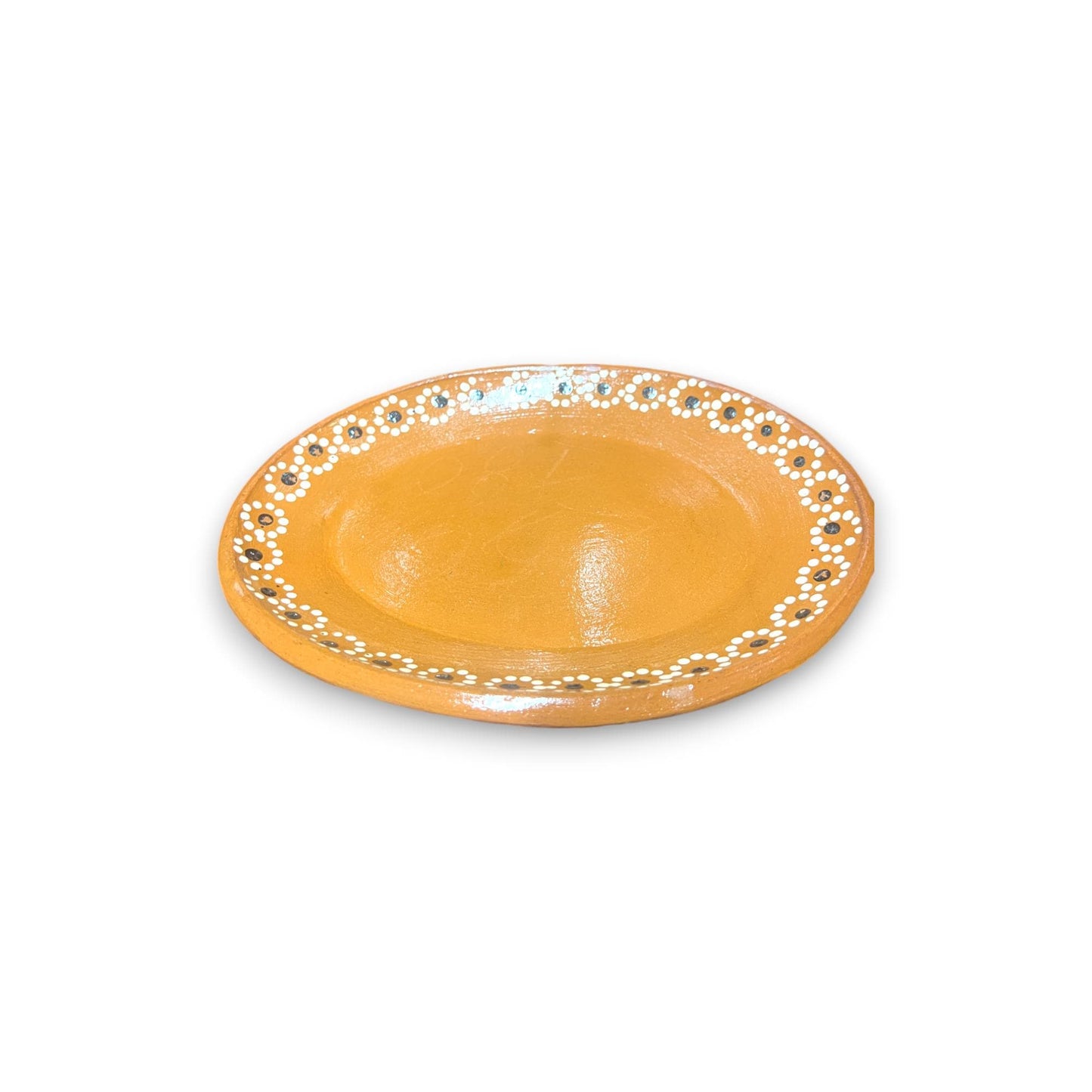 Handmade Barro Dinner Plate | Hand-Painted Mexican Terracotta