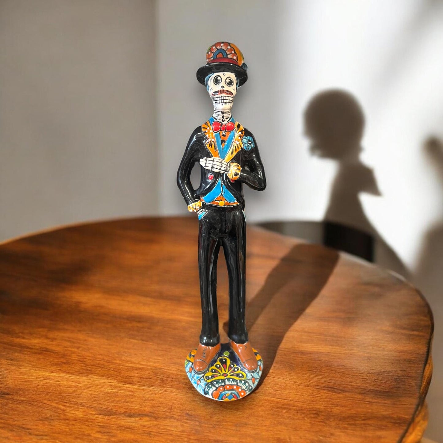 Talavera Day of the Dead Catrin | Mexican Skeleton Man