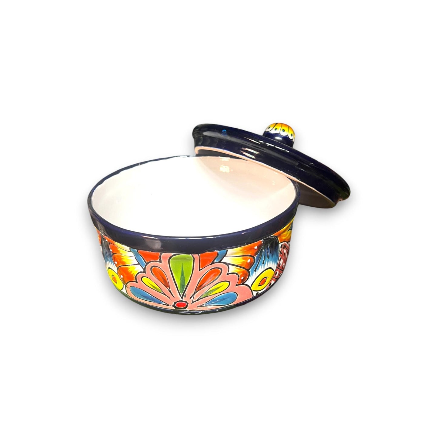 Handmade Talavera Tortilla Warmer | Artisan Mexican Kitchenware