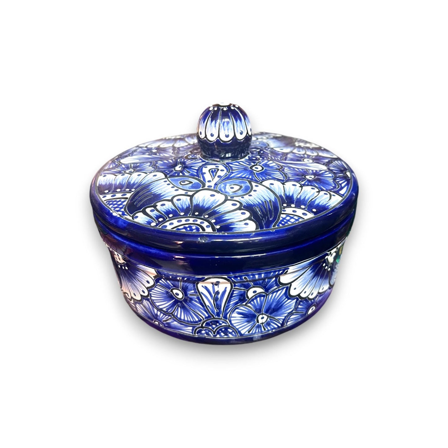 Handmade Talavera Tortilla Warmer | Artisan Mexican Kitchenware