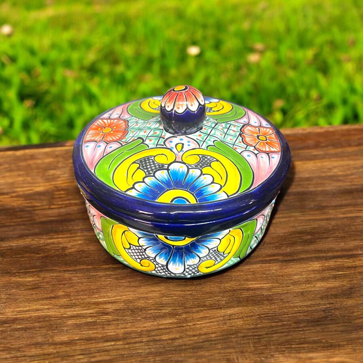 Handmade Talavera Tortilla Warmer | Artisan Mexican Kitchenware