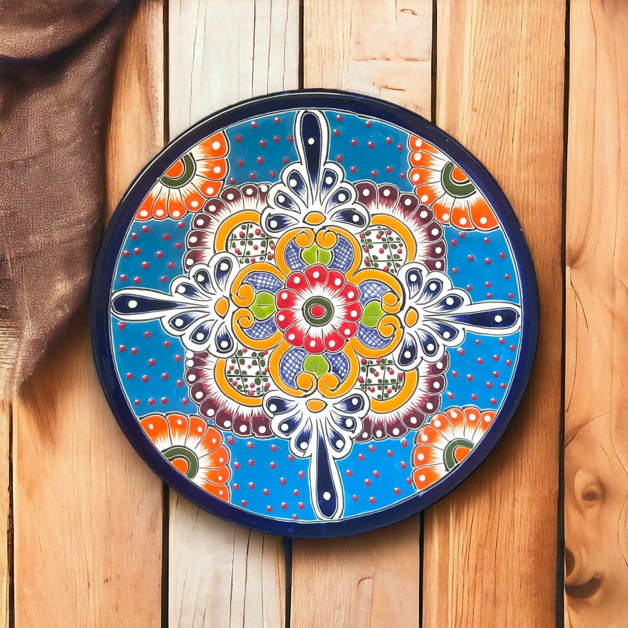 Colorful 16-Piece Mexican Talavera Set
