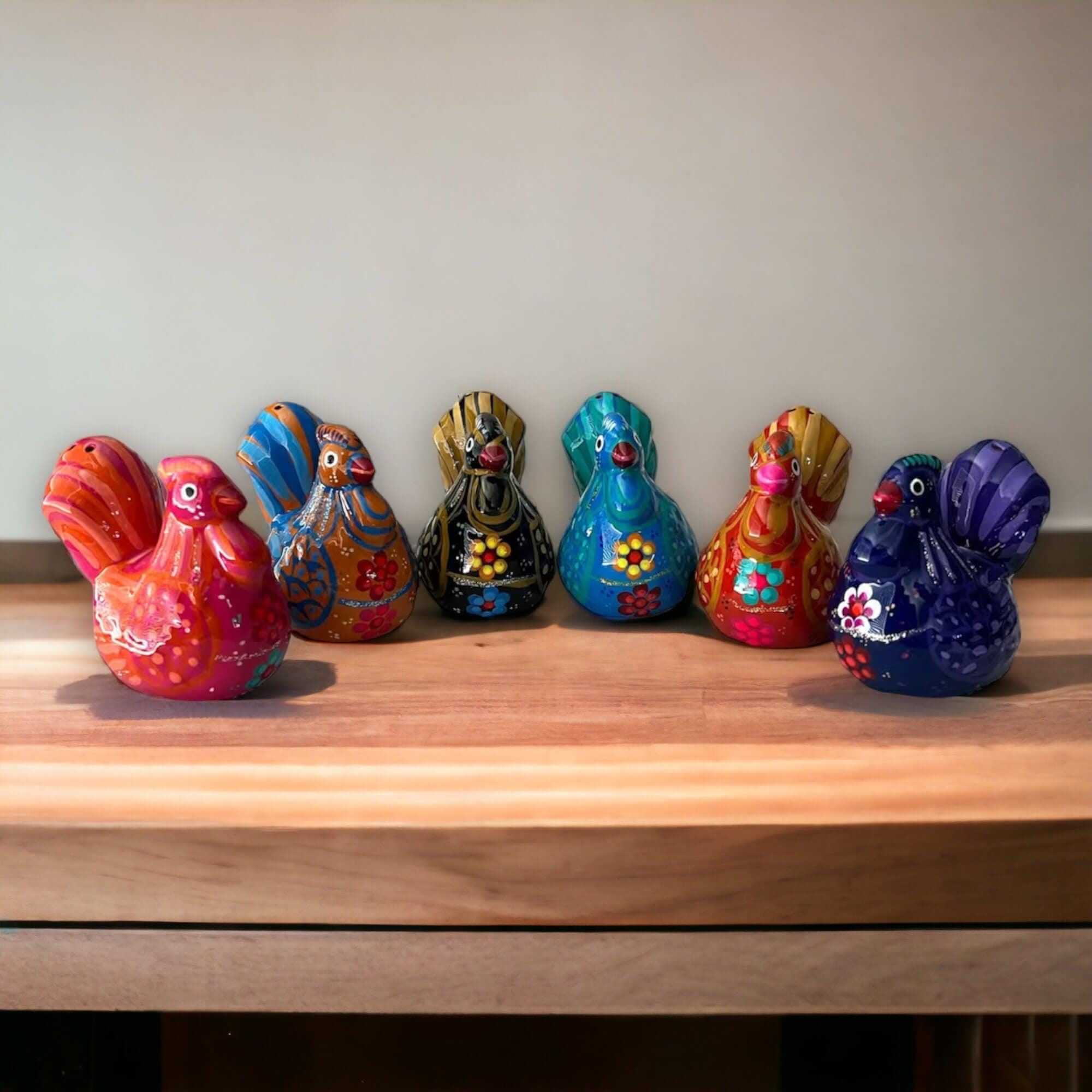 Hand-Painted Chicken Shakers | Mexican Craft