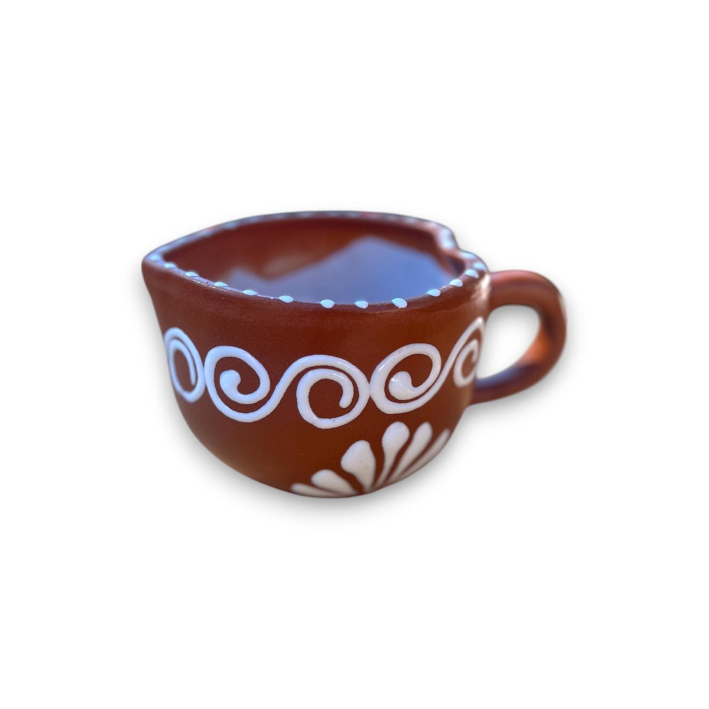 Talavera Heart Mug | Hand-Painted Mexican Ceramic Coffee Cup