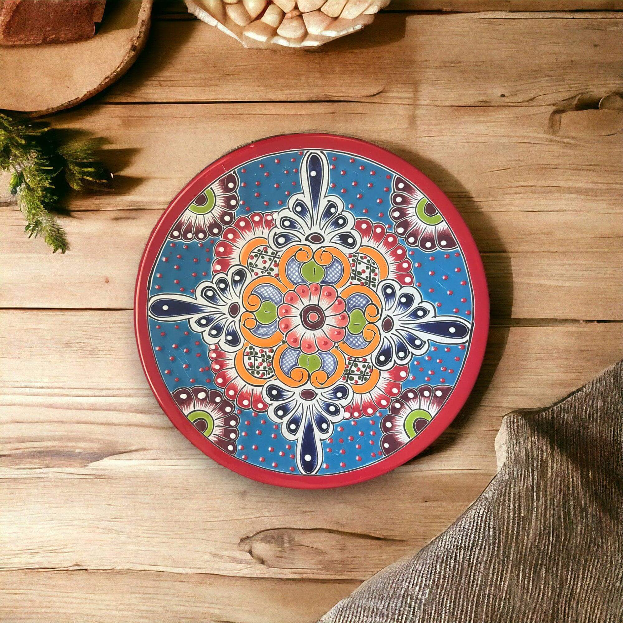 Colorful Talavera Dinnerware Set 4 Piece