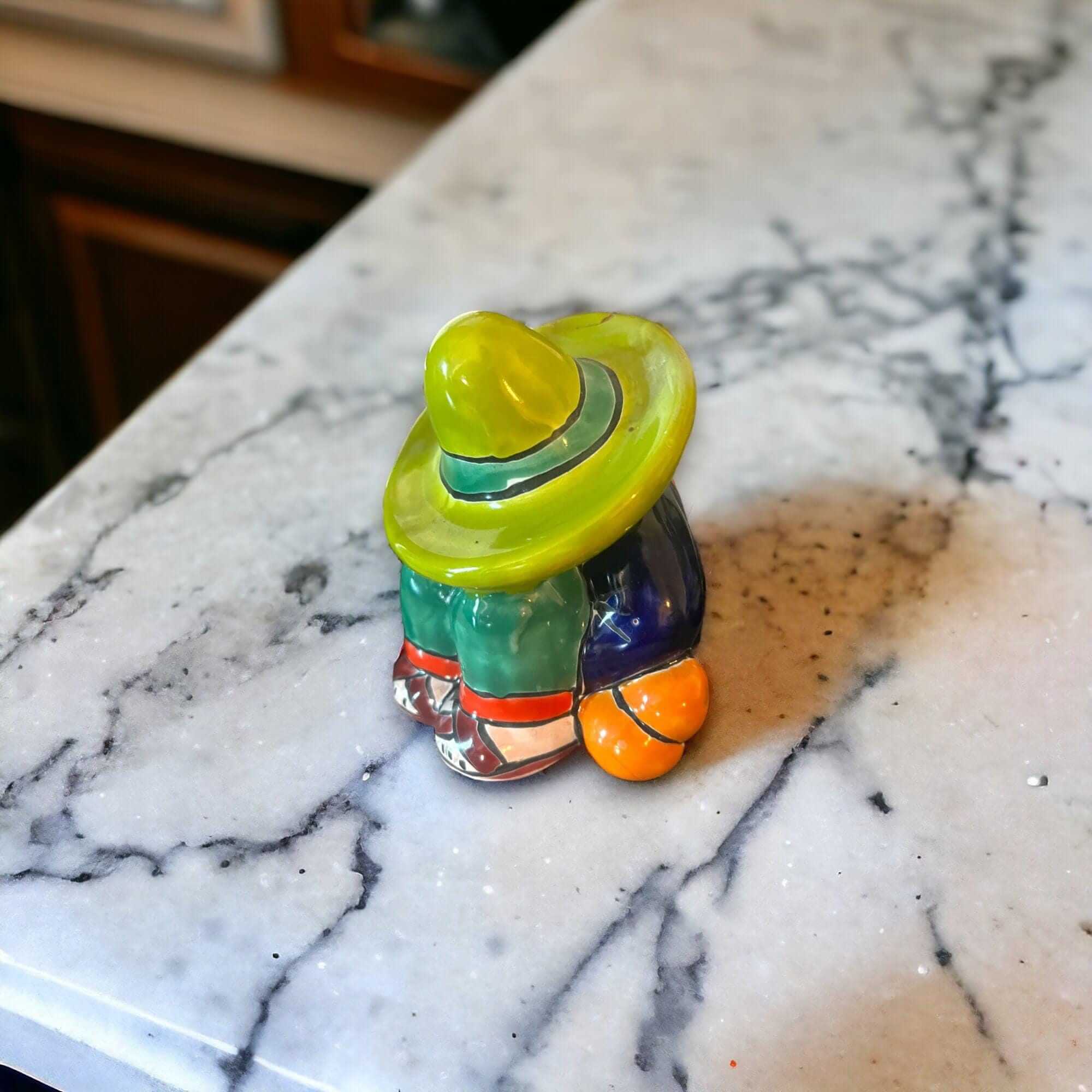 Talavera Panchito Figurine - Artisan Pottery
