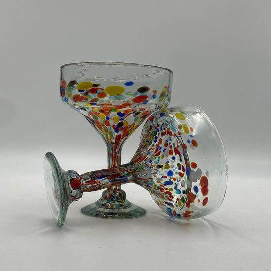 Hand-Blown Mexican Margarita Glass Gift