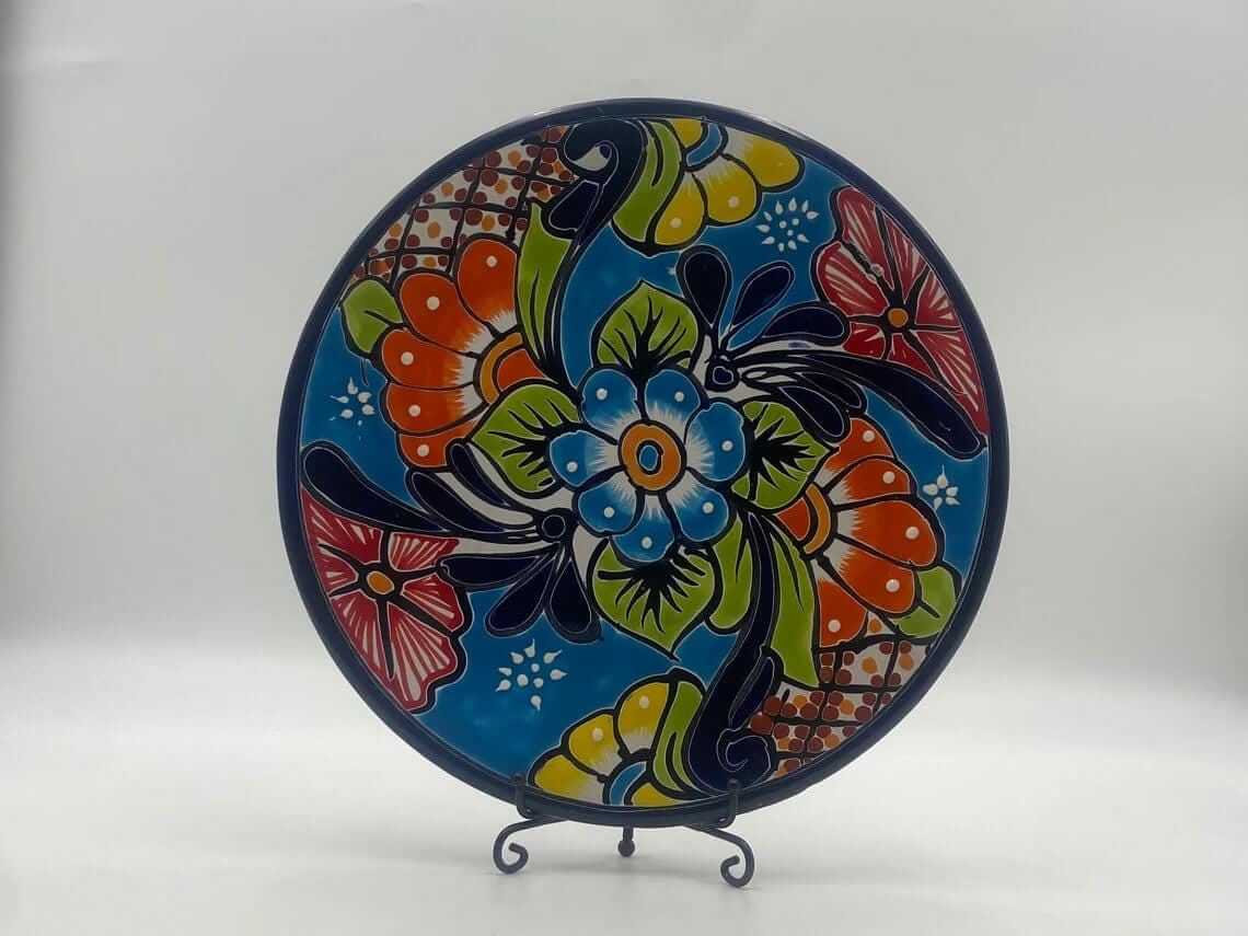 10" Talavera Dinner Plate - Mexican Craftsmanship