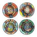 12-Piece Talavera Dinnerware Set | Handmade Mexican Ceramic Plates & Bowls