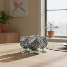 Confetti Rock Shot Glass | Handcrafted Mexican Cognac-Style Glass