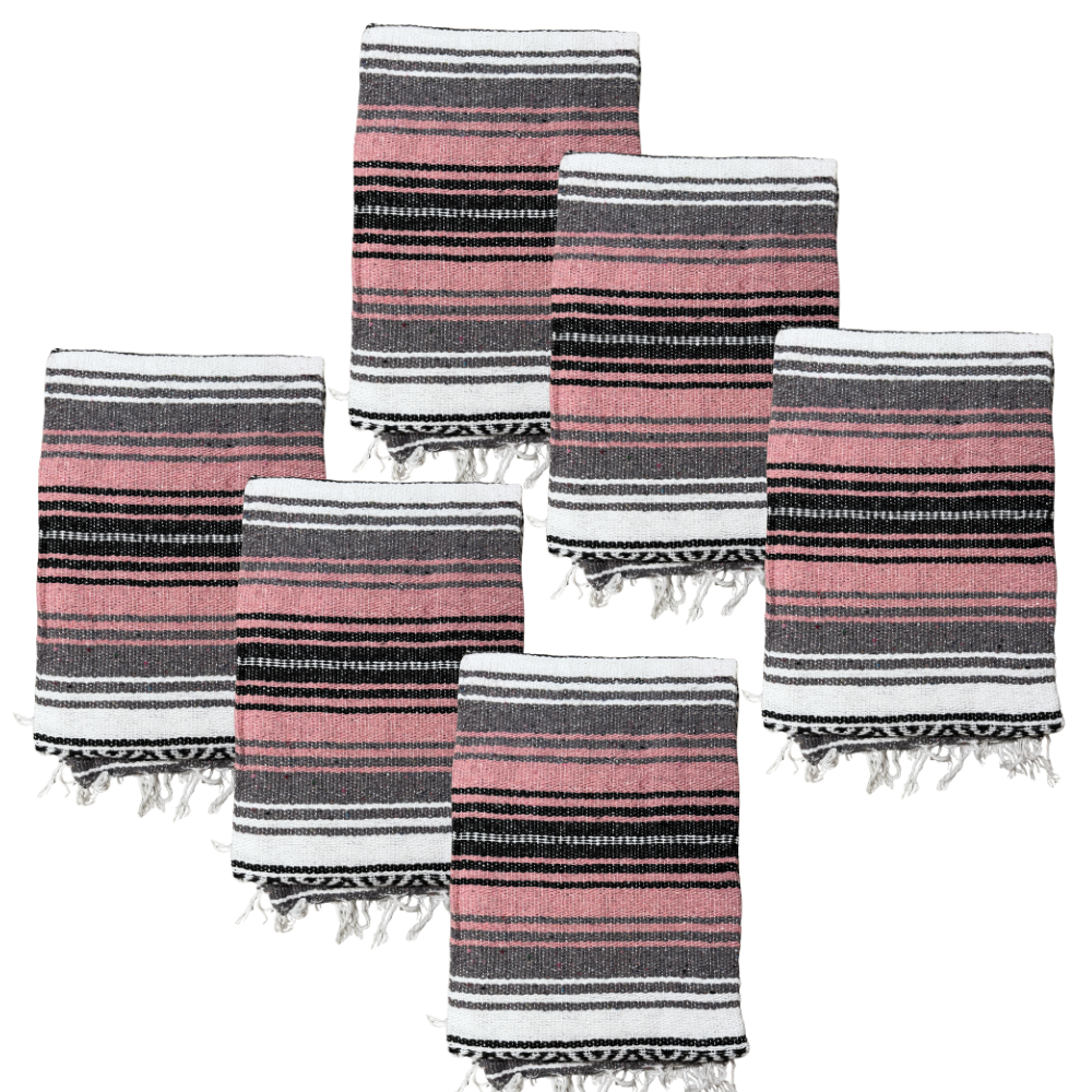 Pink Mexican Falsa Blankets