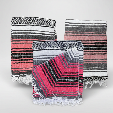 Pink Mexican Falsa Blankets