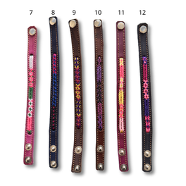 Vista Leather Adjustable Friendship Bracelet - Mexico