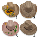 Mexican Etched Cowboy Hat | Artisan Western Design styles