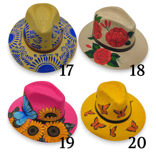 Mexican Hand Painted Sombrero | Vibrant Artisan Hat Collection