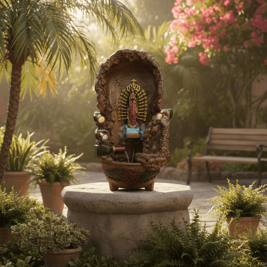 Mexican Outdoor Fountain - lifestyle product view 1