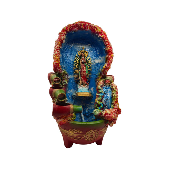 Mexican Outdoor Fountain - white background product view 10
