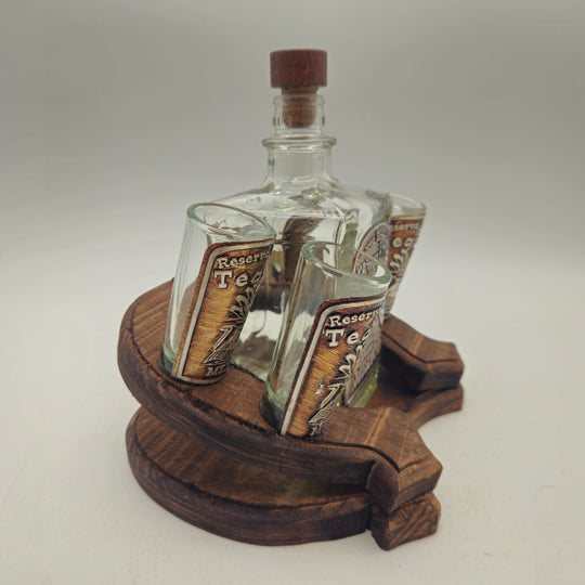 Mexican Tequila Decanter Set — TGH-6619; actual product against its original background.