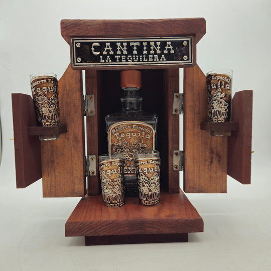 Mexican Tequila Decanter Set — TGH-7450; actual product against its original background.